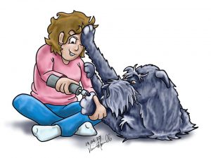 Trimming your Wolfhound’s nails