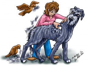 Brushing your Wolfhound